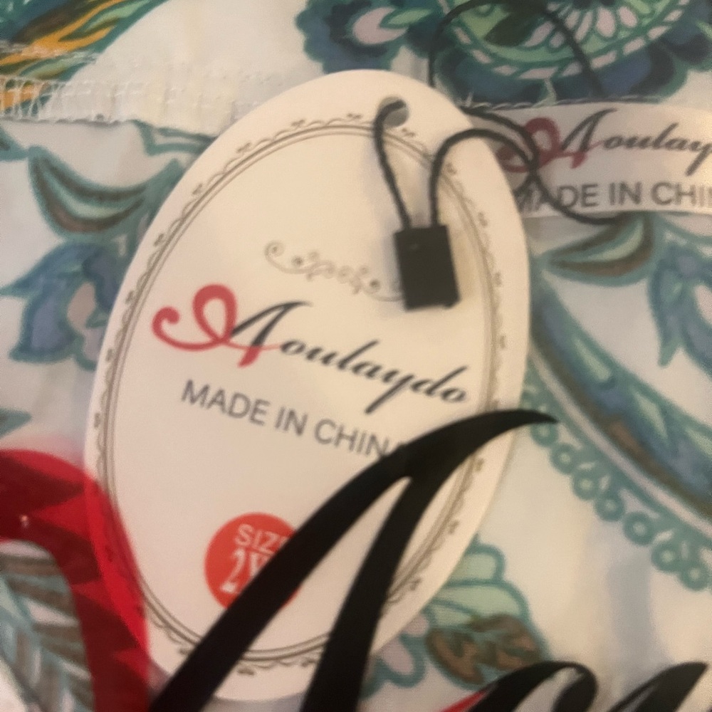 Multi-Color 2XL Women’s Swim Cover/ Sun Dress - Picture 6 of 7